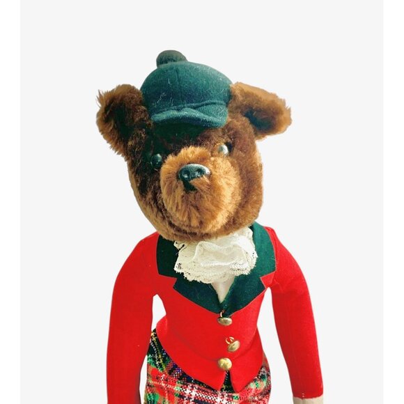 Mrs Fox in Equestrian Attire Stuffed Animal Vintage Store Display Design Decor - Picture 8 of 8